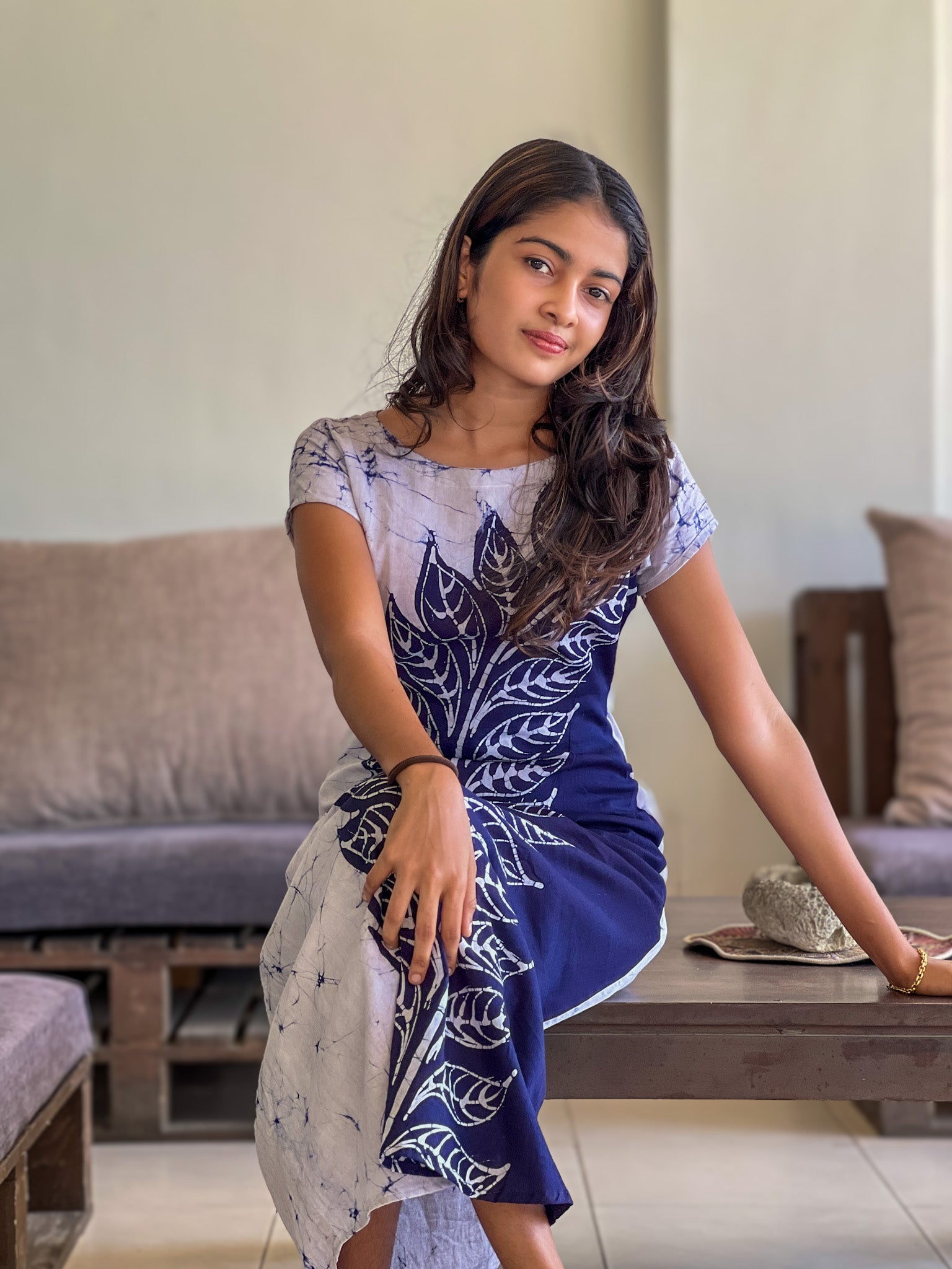 Indigo Elegance Dress