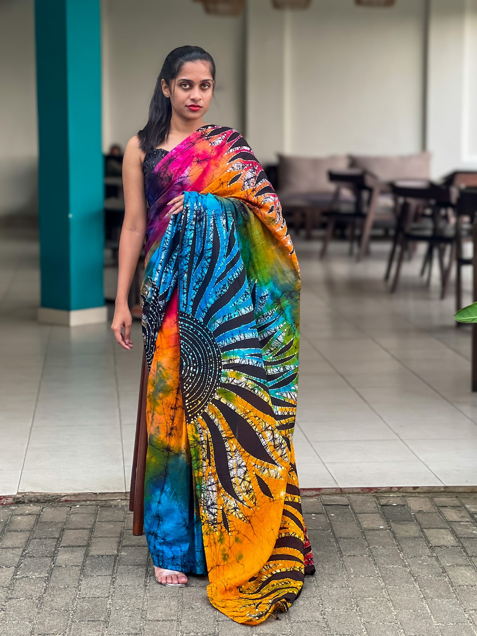 Sunburst Harmony Saree