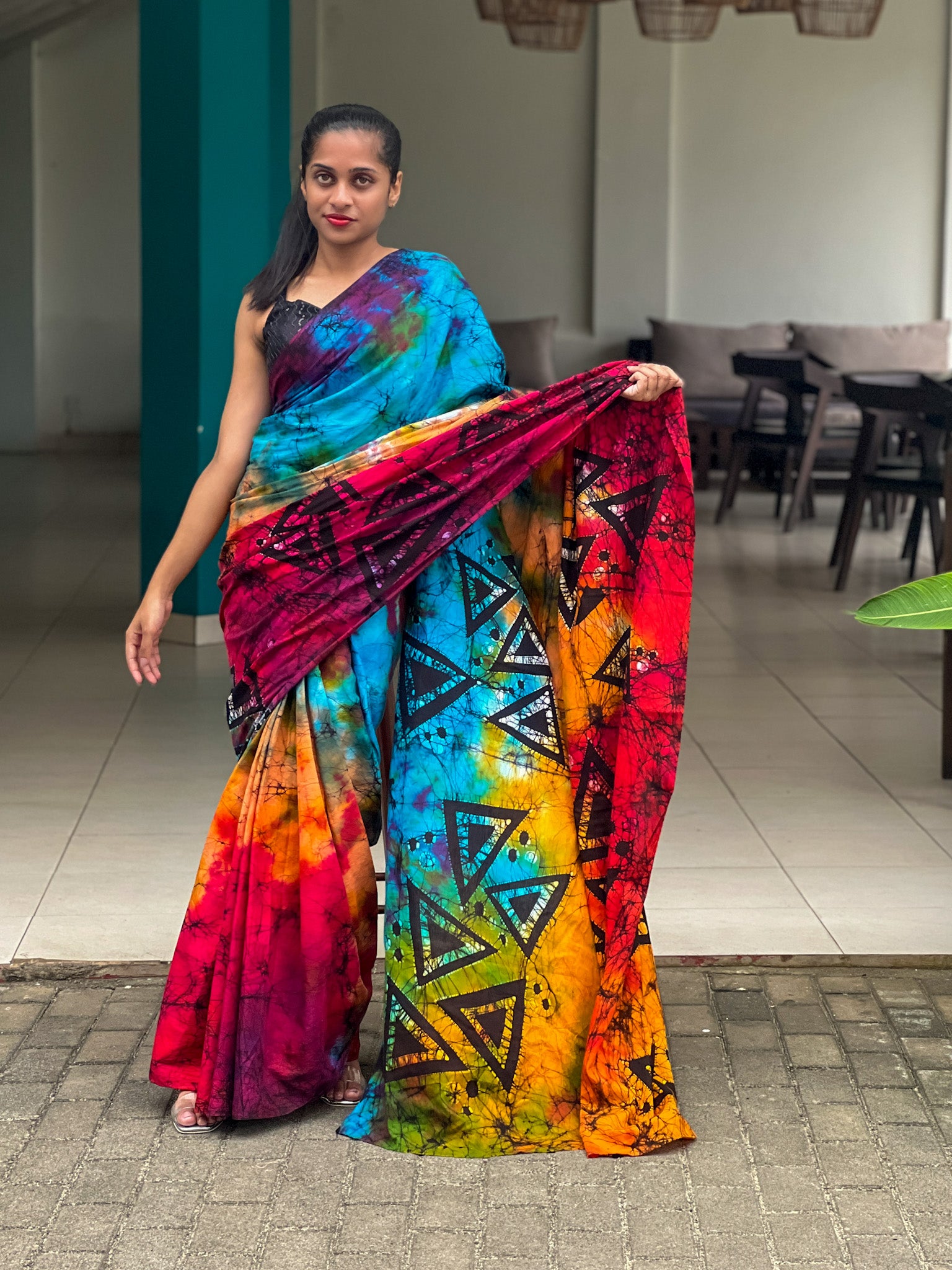 Prism Glow Saree