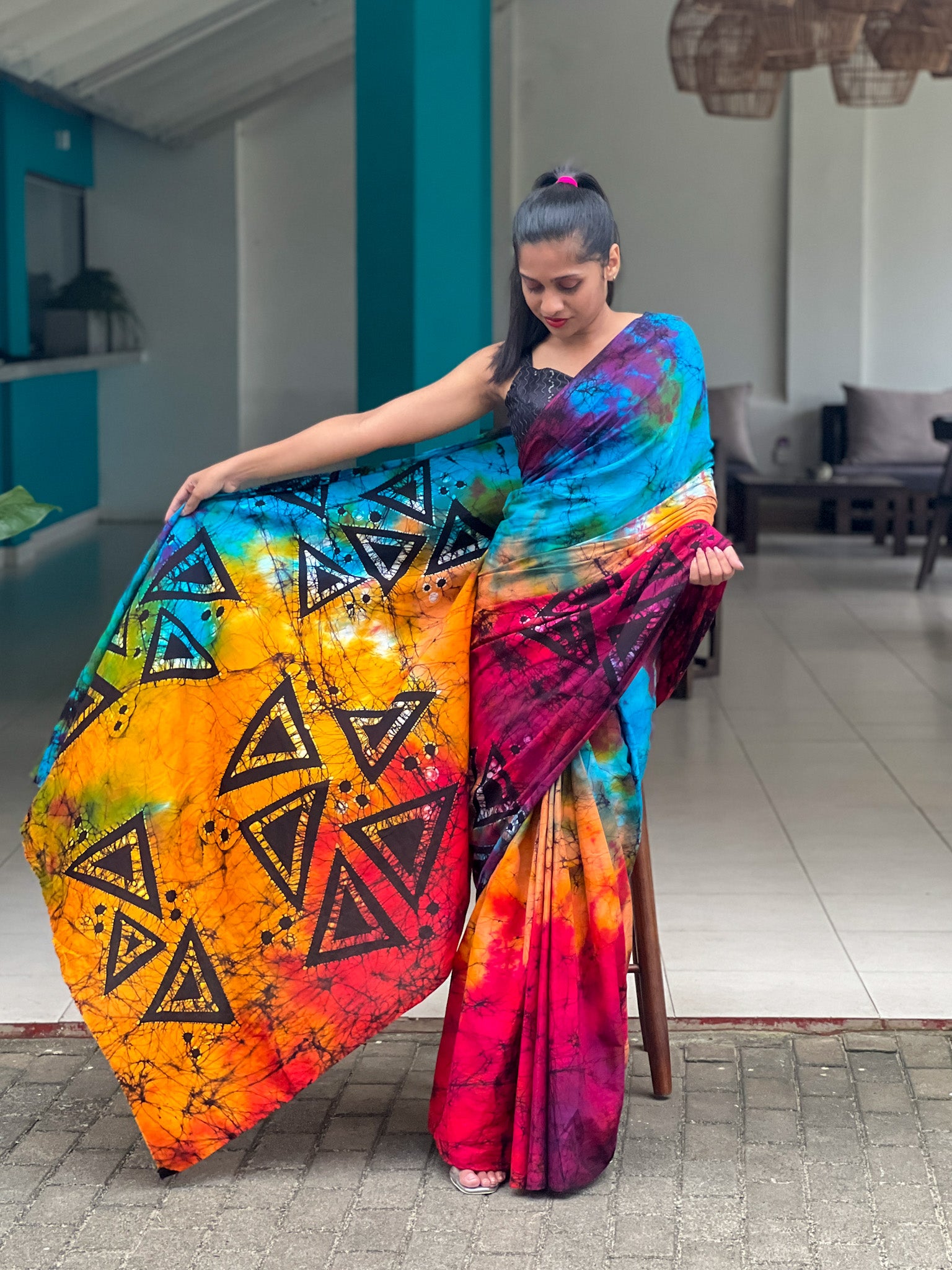 Prism Glow Saree