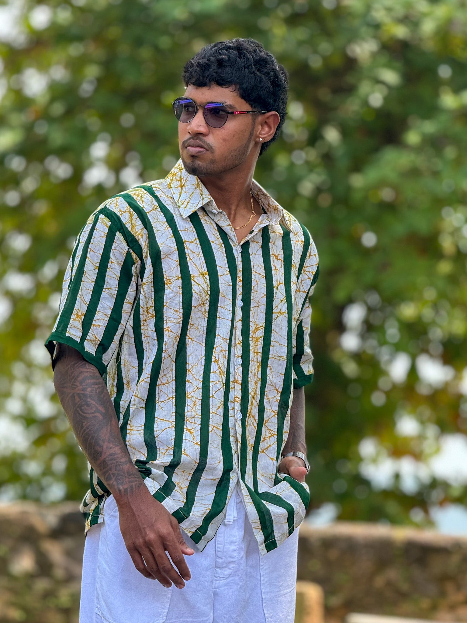 Evergreen Stripes Premium Shirt